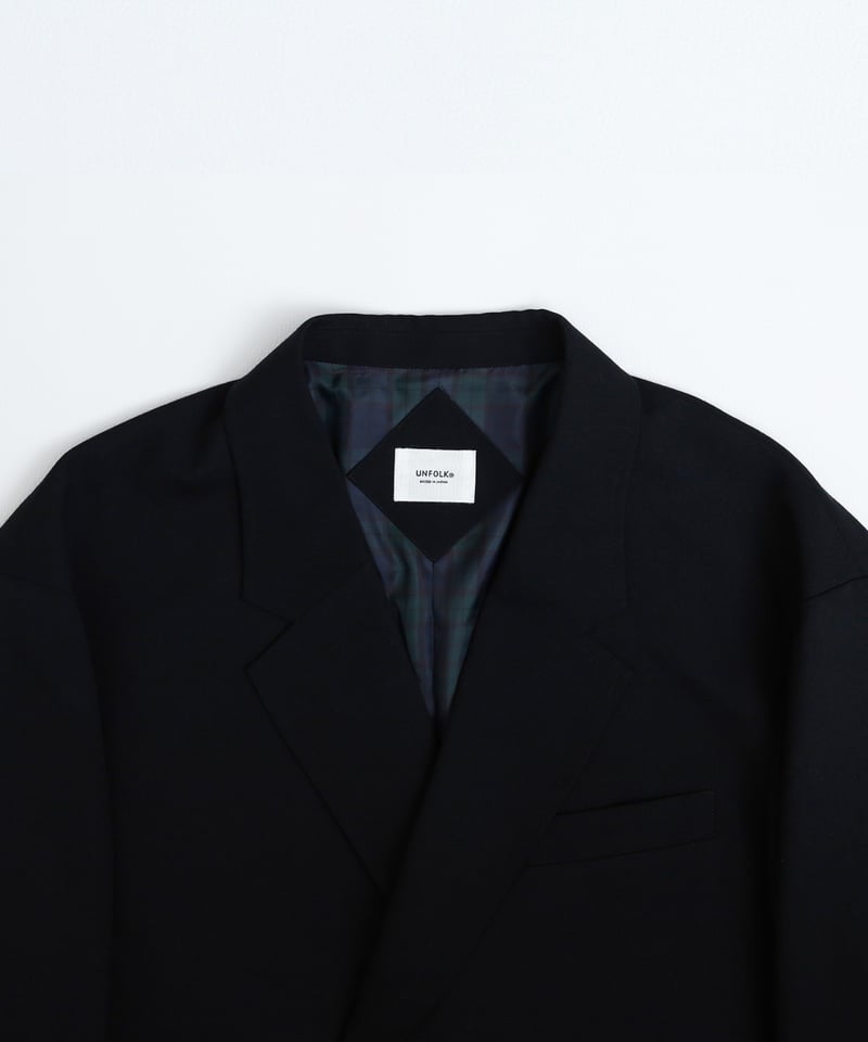 NEAU 4th Double breasted blazer ブラック 22 4B relax double blazer (Black) | UNFOLK
