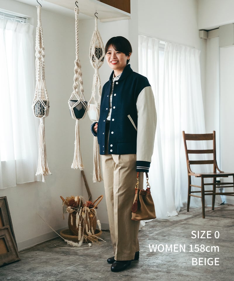 24 Ventile gabardine 2tuck straight pants (Be