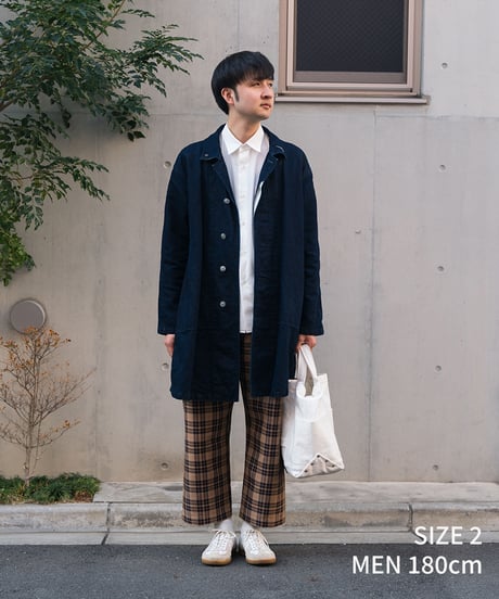#-21 Seamless classic check pants (Beige)