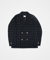 #-31 4B relax double check blazer (Green)