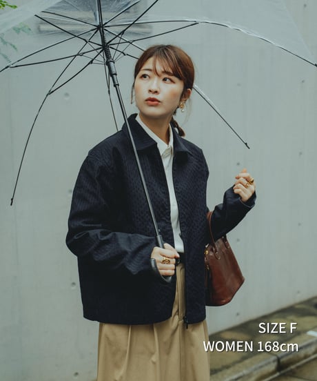 “UNFOLK CLASSIC” Enshu wool mix sashiko style blouson