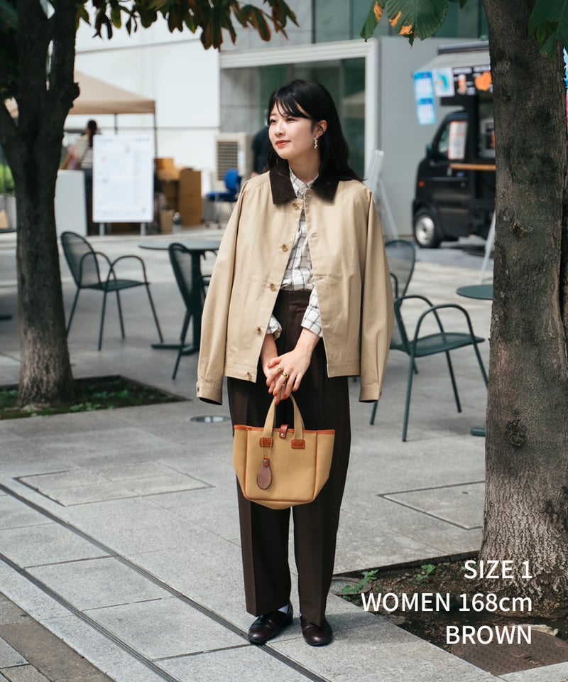 47 Wool mix 2tuck slacks (Black) | UNFOLK