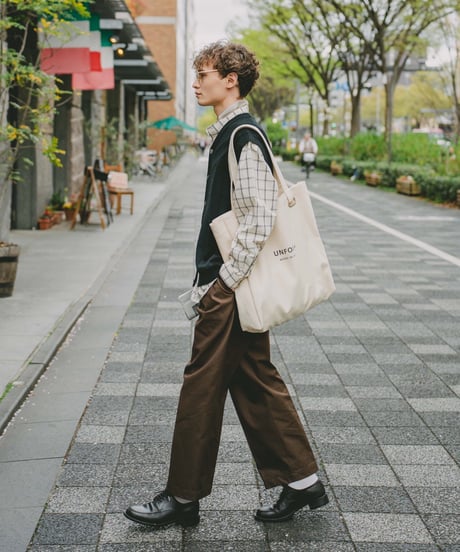 #-03 Ventile gabardine 2tuck pants