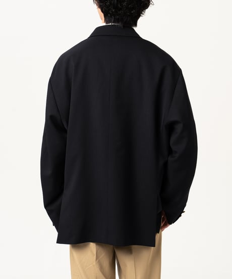 #-22 4B relax double blazer (Black)
