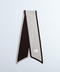 #-29 U-brid wool muffler scarf (Brown)
