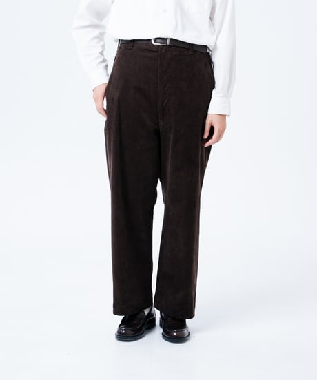 #-46 Seamless 14w corduroy pants (Brown)