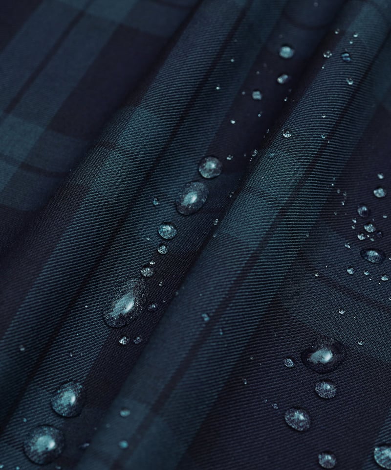 75 W/P gabardine 2tuck straight check pants |