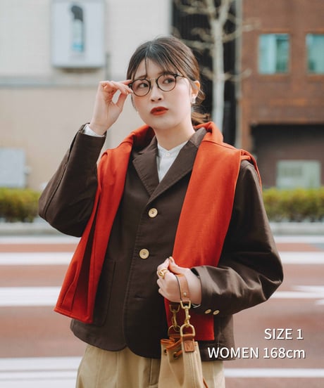 #-67 3B cotton moleskin single jacket