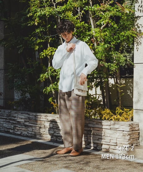 #-15 2way detachable collar shirt (White)