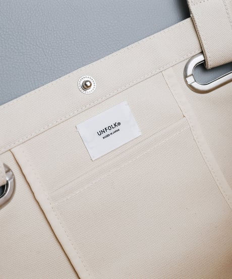 #-04 Heavy canvas big tote bag