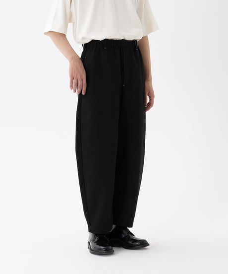 ⁡“UNFOLK CLASSIC” Enshu sashiko style baloon pants (Black)