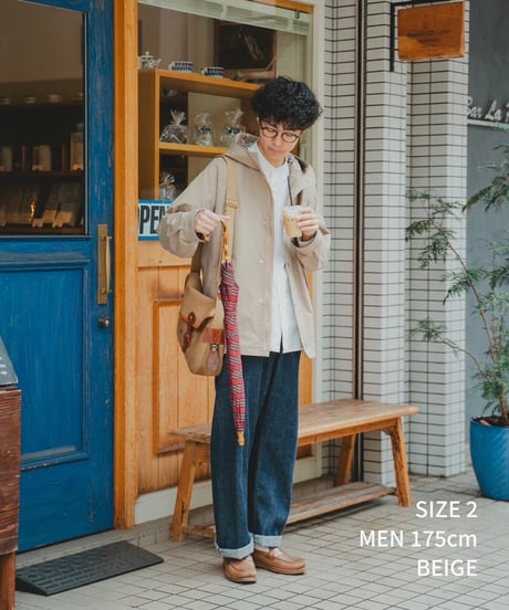 #-52 Memory twill classic mountain parka (Navy)