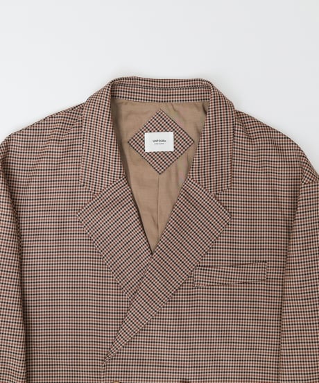#-31 4B relax double check blazer (Beige)