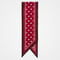 #-74 Hand print silk scarf (Red)