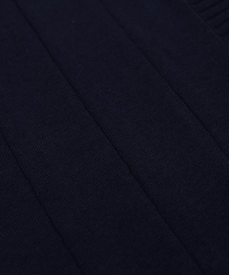 #-09 16G Giza cotton vneck knit vest (Navy)