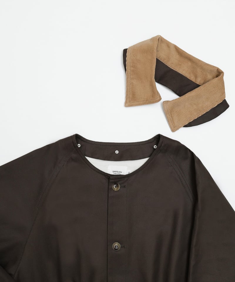 ジャケット・アウター UNFOLK Ventile gabardine 2way blouson 45 Ventile gabardine 2way blouson (Beige) | U