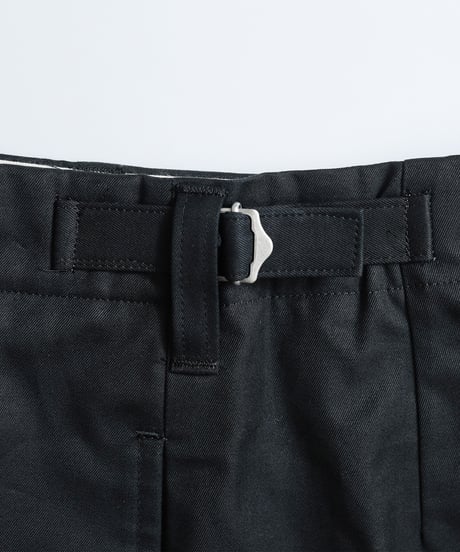 #-18 Seamless gabardine chino pants (Black)