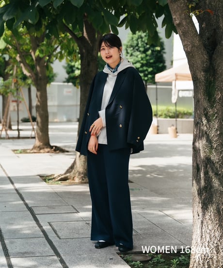 "UNFOLK CLASSIC" Banshu cotton linen relax pants