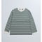 #-20 Heavy weight border long tshirt (Green)