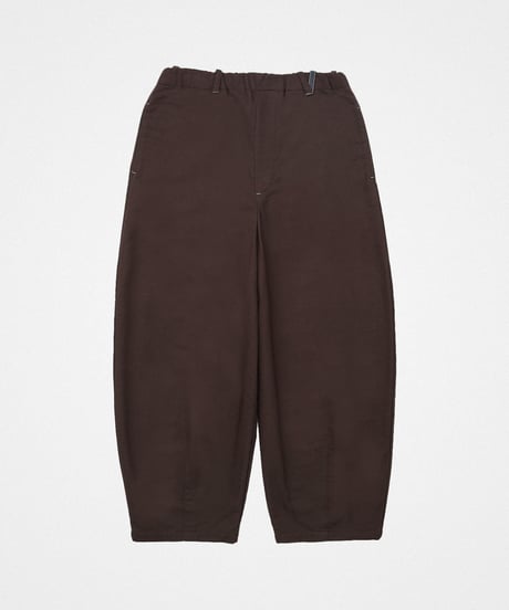 ⁡“UNFOLK CLASSIC” Enshu sashiko style baloon pants (Brown)
