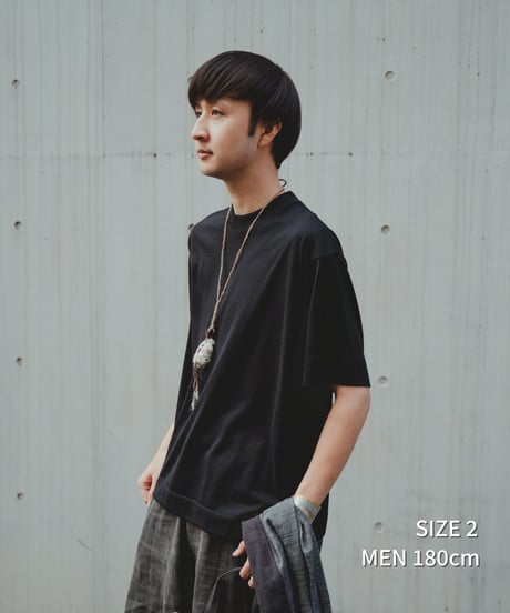 #-62 Silk cotton luxury tshirt (Black)