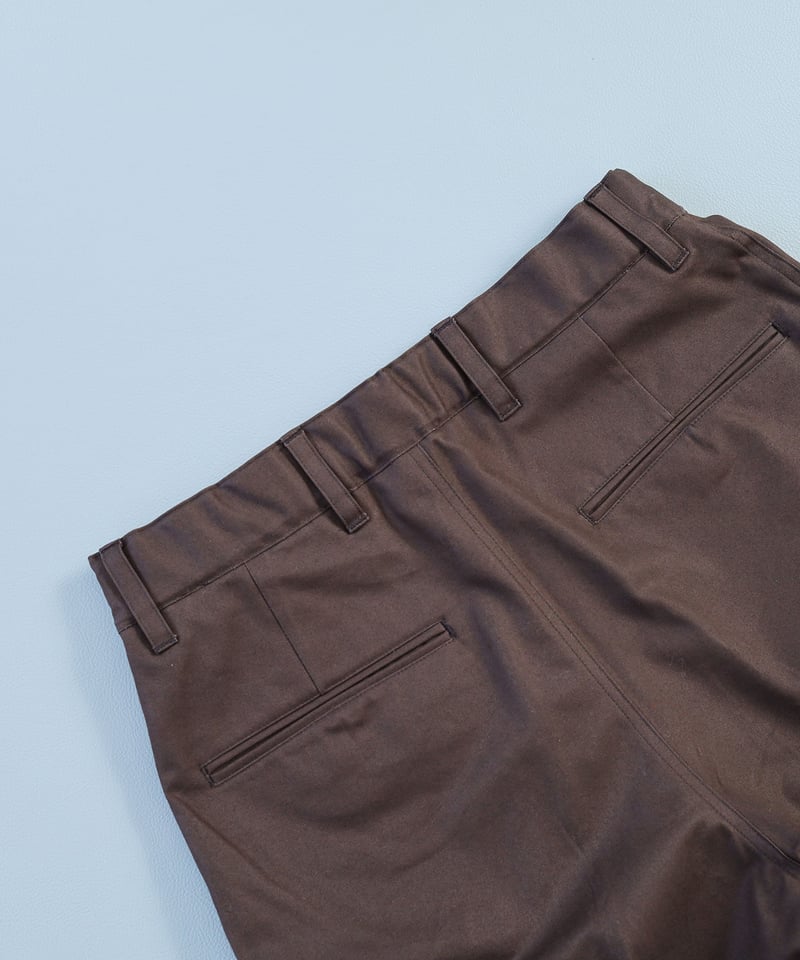 パンツ VENTILE Gabardine Tow-TuckWidePants 24 Ventile gabardine 2tuck straight pants (Kh
