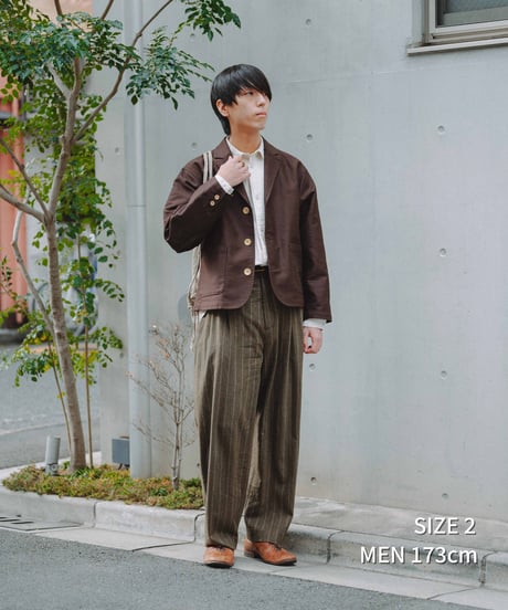 #-67 3B cotton moleskin single jacket