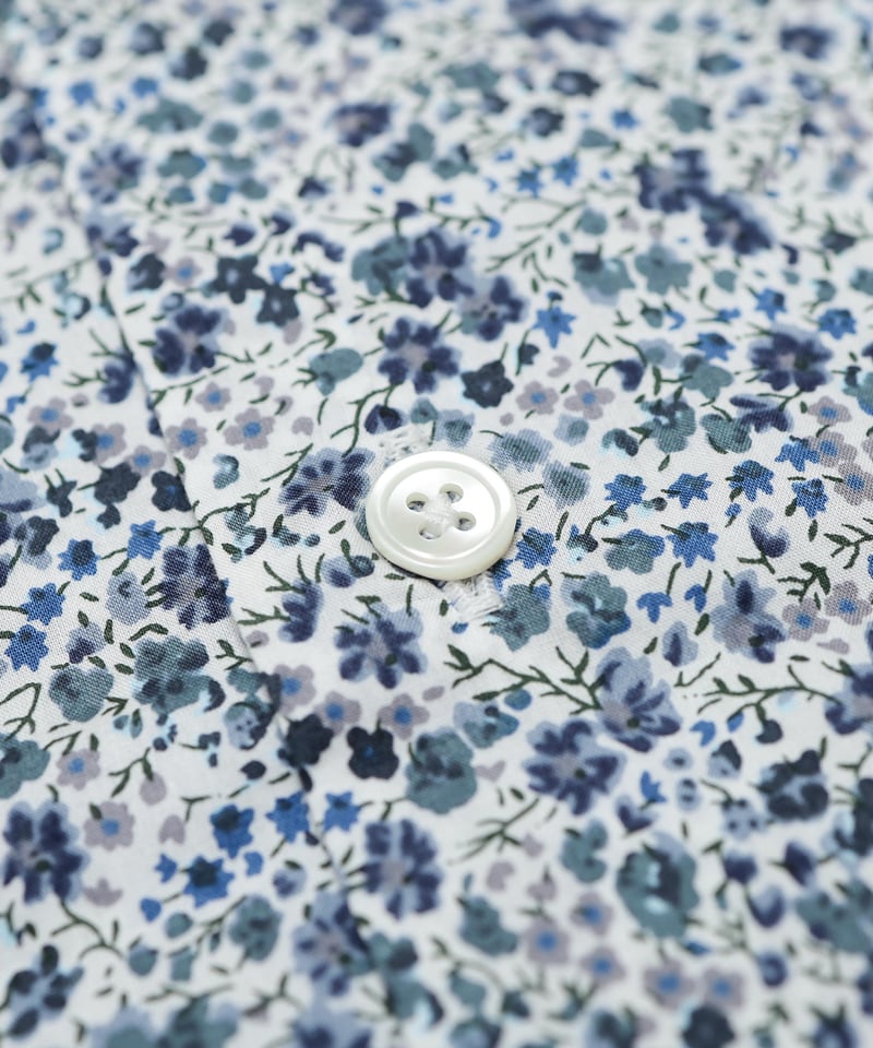 79 2way detachable collar liberty print shirt
