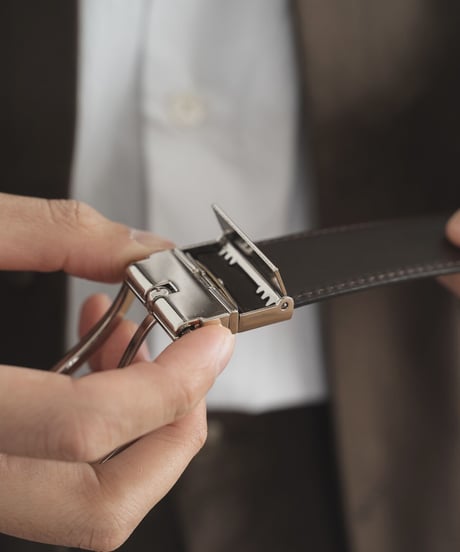 #-02 Reversible leather belt