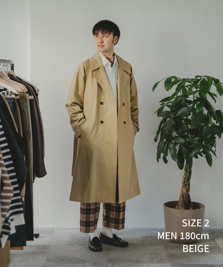 #-36 Seamless classic check slacks (Brown）