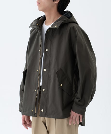 #-52 Memory twill classic mountain parka (Green)