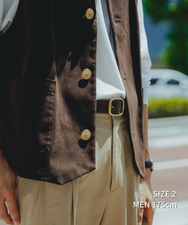 unfolk リバーシブルレザーベルト ゴールド unfolk リバーシブルレザー