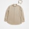 #-15 2way detachable collar shirt (Beige)