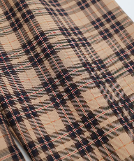 #-21 Seamless classic check pants (Beige)
