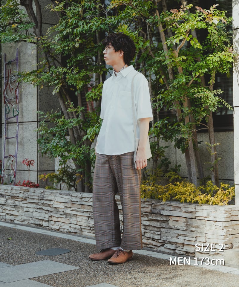 54 Seamless classic check pants (Beige) | UNF