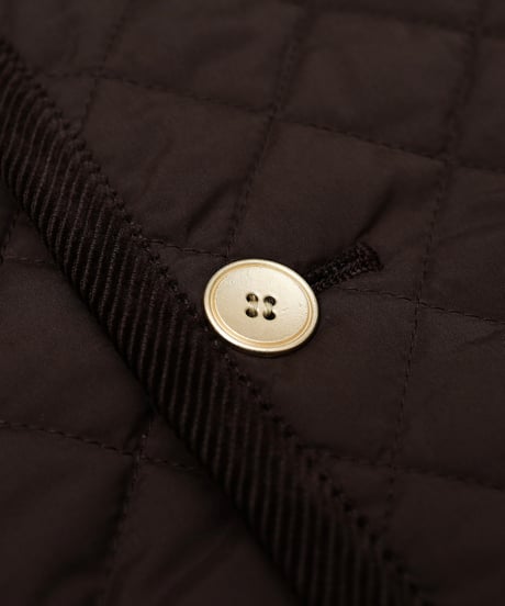 #-72 Diamond Quilt 2way coat (Brown)
