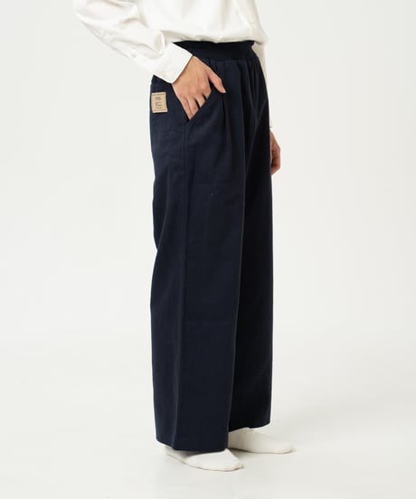 "UNFOLK CLASSIC" Banshu cotton linen relax pants