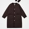 #-72 Diamond Quilt 2way coat (Brown)