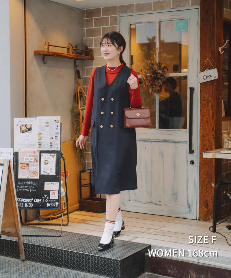 81 6B relax double jumper skirt | UNFOLK