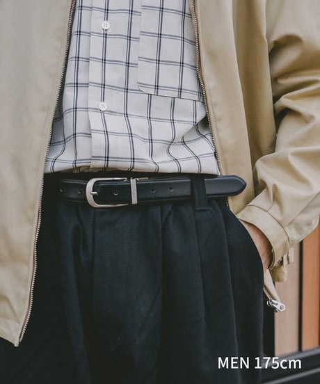 #-02 Reversible leather belt