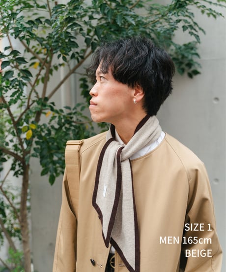 #-27 Reversible nocollar coat (Black)
