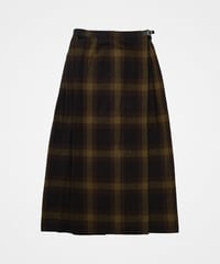 "UNFOLK CLASSIC" Banshu napping process check skirt