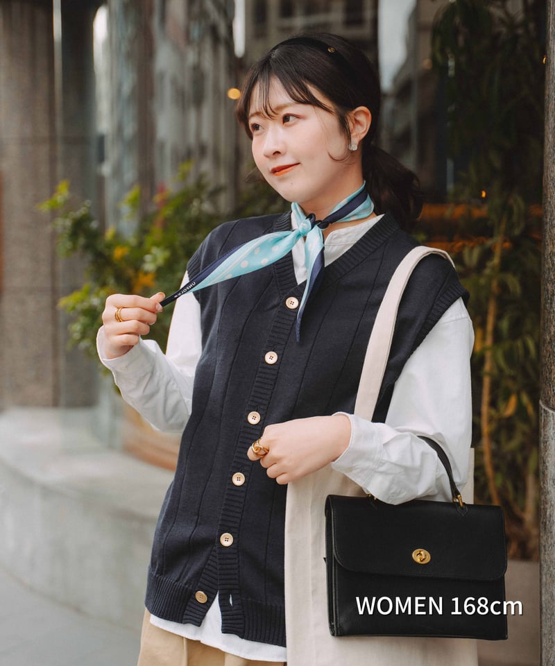 2026SS 先行予約】#-74 Hand print silk scarf (Blue)