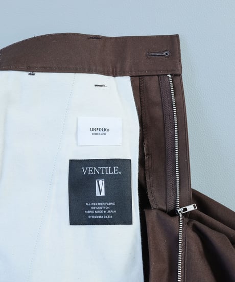 #-03 Ventile gabardine 2tuck pants