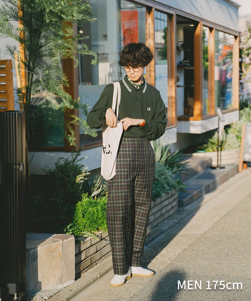 25 Hand print silk scarf (Green) | UNFOLK