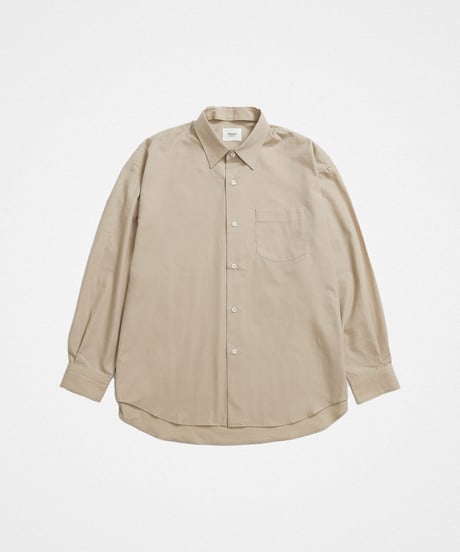 #-15 2way detachable collar shirt (Beige)