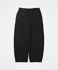 “UNFOLK CLASSIC” Banshu stripe pattern baloon pants