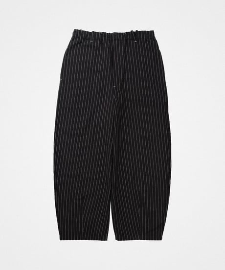 “UNFOLK CLASSIC” Banshu stripe pattern baloon pants
