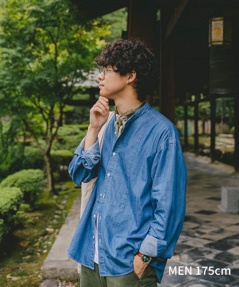 2026SS 先行予約】#-00 Hand print silk scarf (Green)