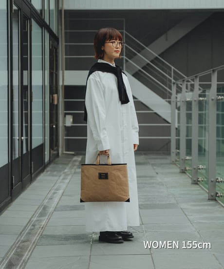 “SIWA × UNFOLK CLASSIC” Yamanashi flocky print washi bag